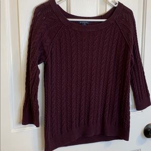 American Eagle Outfitters Maroon Sweater Size M